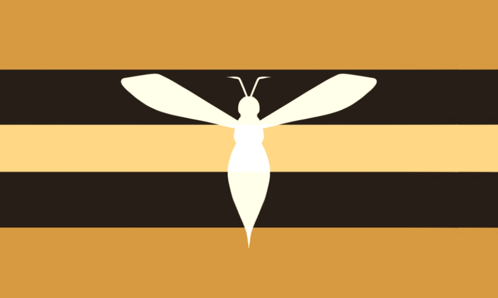 Alt Genderbee Flag with Icon